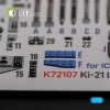 KELIK K72107 KI-21 interior 3D decals for ICM kit 1/72